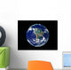 Fully Lit Earth Centered Wall Decal Design 6