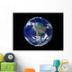 Fully Lit Earth Centered Wall Decal Design 6
