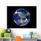 Fully Lit Earth Centered Wall Decal Design 6