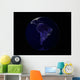 Full Earth Night Showing Wall Decal Design 7