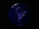Full Earth Night Showing Wall Decal Design 7