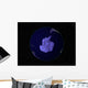 Full Earth Night Showing Wall Decal Design 8