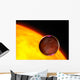 Close-up Extrasolar Planet Passing Wall Decal