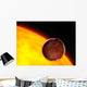 Close-up Extrasolar Planet Passing Wall Decal