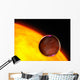 Close-up Extrasolar Planet Passing Wall Decal