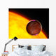 Close-up Extrasolar Planet Passing Wall Decal