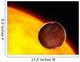 Close-up Extrasolar Planet Passing Wall Decal
