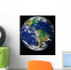 Full Earth Showing Western Wall Decal