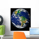 Full Earth Showing Western Wall Decal