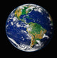 Full Earth Showing Western Wall Decal