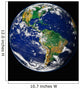 Full Earth Showing Western Wall Decal