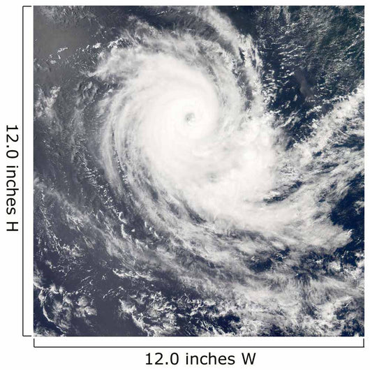 Tropical Cyclone Carina Wall Decal