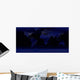 Global Earth's City Lights Wall Decal
