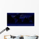 Global Earth's City Lights Wall Decal