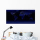 Global Earth's City Lights Wall Decal