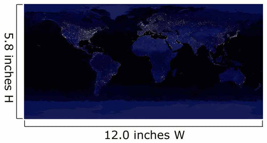 Global Earth's City Lights Wall Decal