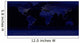 Global Earth's City Lights Wall Decal