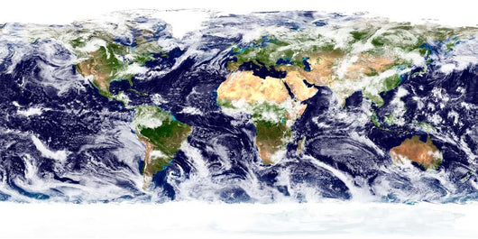 True-color Image Entire Earth Wall Decal