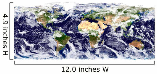 True-color Image Entire Earth Wall Decal