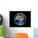 Full Earth Showing Africa Wall Decal Design 2