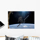 Satellite Orbiting around Earth Wall Decal