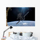 Satellite Orbiting around Earth Wall Decal