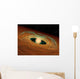Dusty Planet-forming Disk Orbit Wall Decal