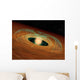 Dusty Planet-forming Disk Orbit Wall Decal
