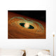 Dusty Planet-forming Disk Orbit Wall Decal