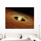 Dusty Planet-forming Disk Orbit Wall Decal