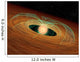 Dusty Planet-forming Disk Orbit Wall Decal