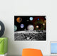 Montage Planets and Jupiter's Wall Decal