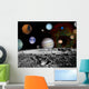 Montage Planets and Jupiter's Wall Decal