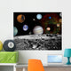 Montage Planets and Jupiter's Wall Decal