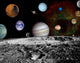 Montage Planets and Jupiter's Wall Decal