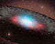 Supermassive Black Hole Center Wall Decal Design 1
