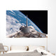Space Shuttle Discovery Backdropped Wall Decal Design 1