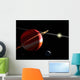 Jupiter-mass Planet Orbiting Nearby Wall Decal