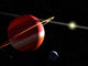 Jupiter-mass Planet Orbiting Nearby Wall Decal