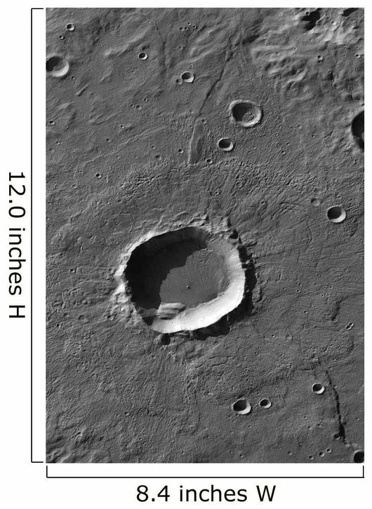 Crater Mars Wall Decal