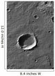 Crater Mars Wall Decal