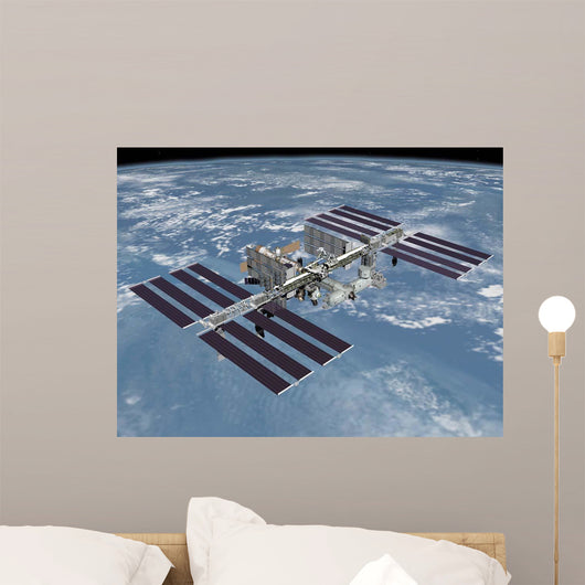 Computer Generated International Space Wall Decal Design 2