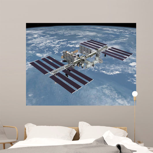 Computer Generated International Space Wall Decal Design 2
