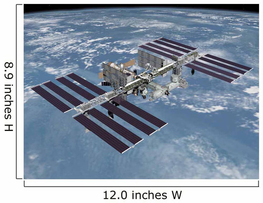 Computer Generated International Space Wall Decal Design 2