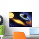 Supermassive Black Hole Center Wall Decal Design 2