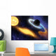Supermassive Black Hole Center Wall Decal Design 2