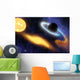 Supermassive Black Hole Center Wall Decal Design 2