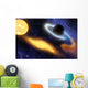 Supermassive Black Hole Center Wall Decal Design 2