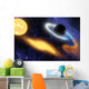 Supermassive Black Hole Center Wall Decal Design 2