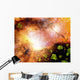 Delicate Green Crystals Sprinkled Wall Decal